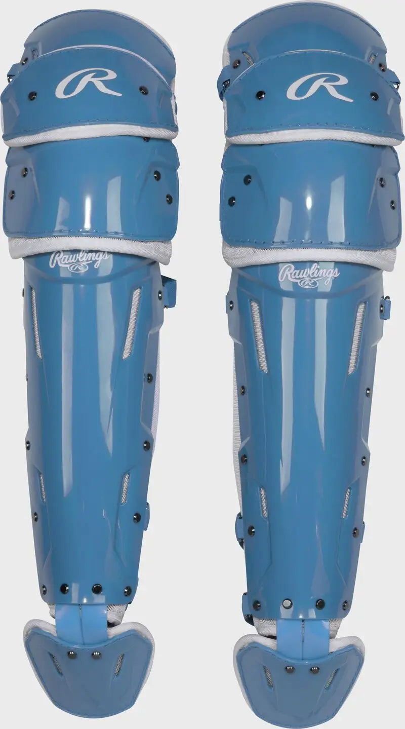 Rawlings Mach Pro Intermediate Baseball Catcher’s Set - Columbia Blue White