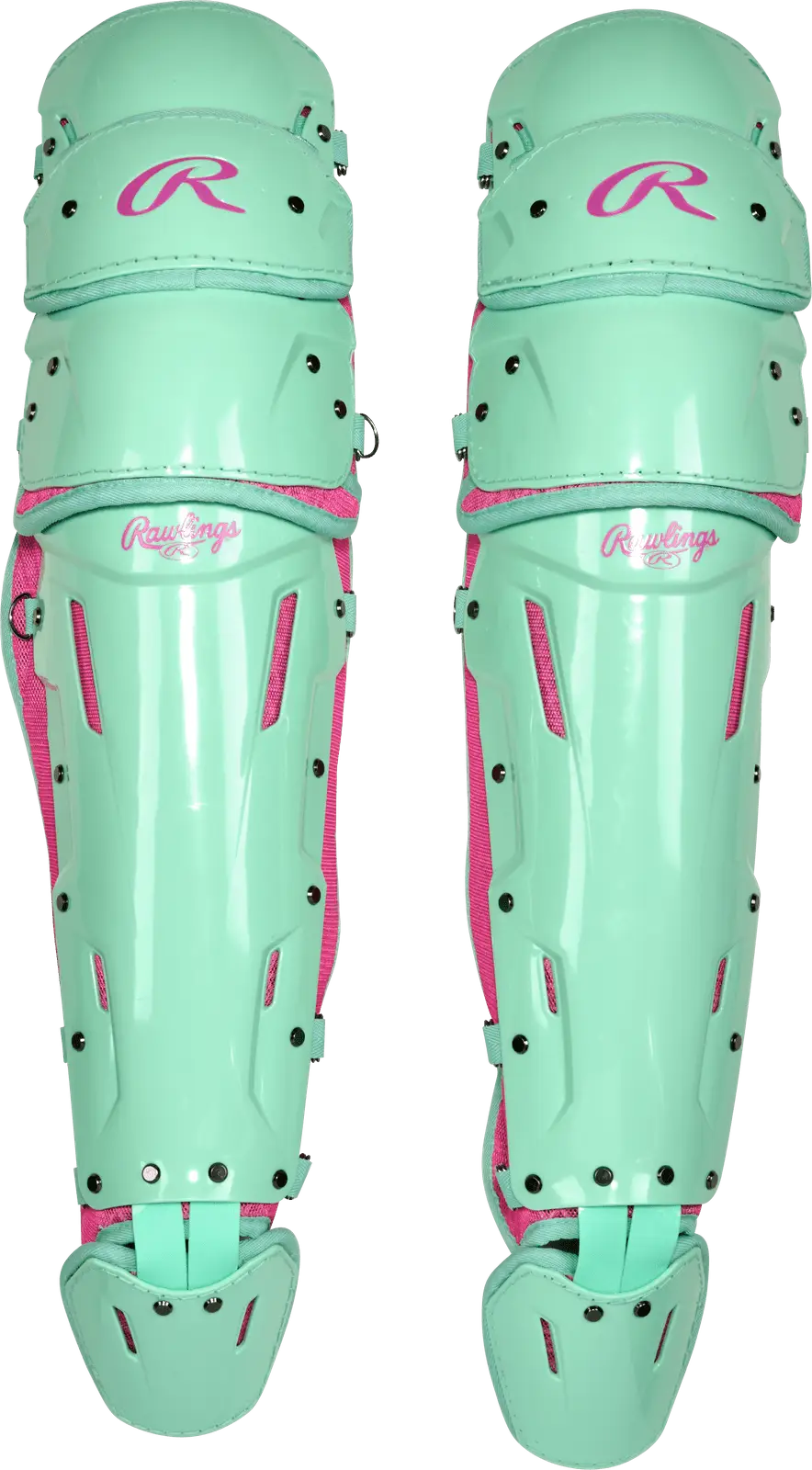 Rawlings Mach Pro Intermediate Baseball Catcher’s Set - Mint Pink