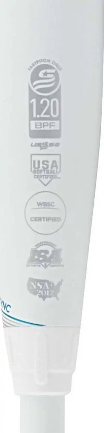 Rawlings Mantra Plus Fastpitch Bat (10) Rfp3mp10 White