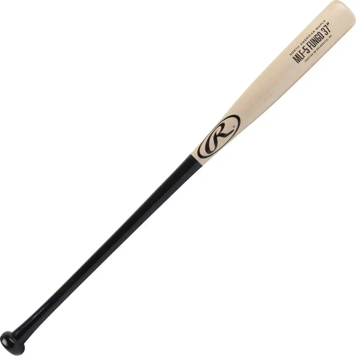 Rawlings Mlf5 Maple Fungo Bats 37’’ - Black Natural