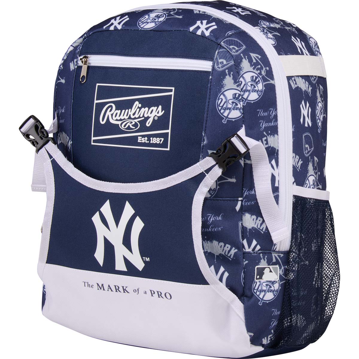 Rawlings New York Yankees Mlb T-ball Backpack - Navy
