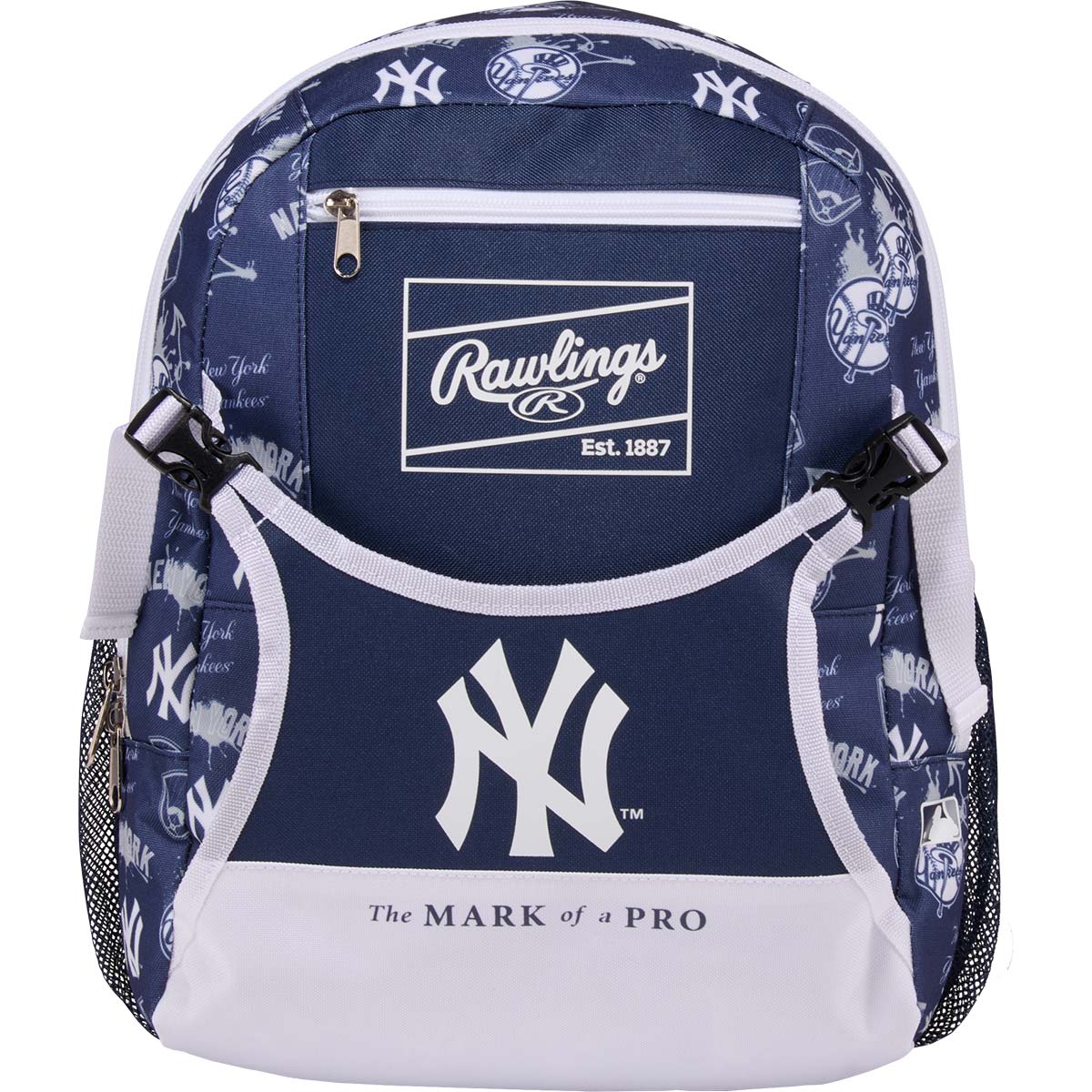 Rawlings New York Yankees Mlb T-ball Backpack - Navy