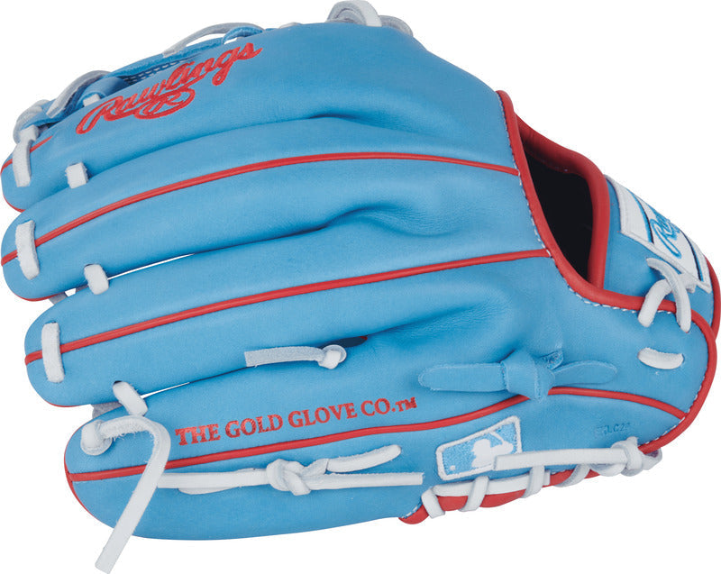 Rawlings Nxt 11.75’’ Infield Glove Nxt205u-2cb - Columbia Blue Scarlet - Red / Right Throw