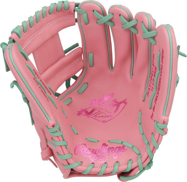 Rawlings Nxt Series Contour Fit 11.50’’ Infield Glove Nxt204u-2pm - Pink Mint - Green Light / Right Throw