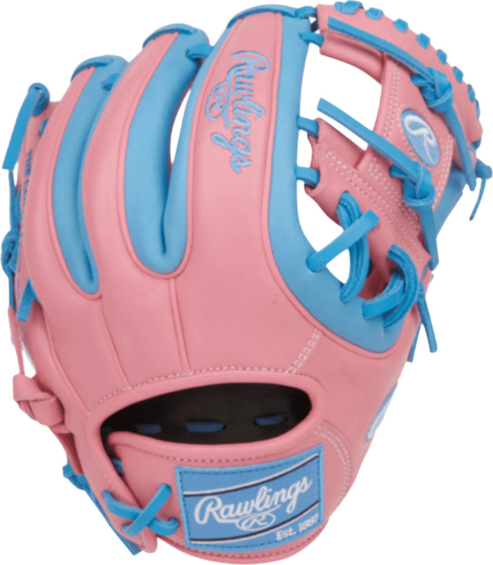 Rawlings Nxt Series Contour Fit 11.50’’ Infield Glove: Nxt314u-2pcb - Pink Columbia Blue - Light / Right Throw