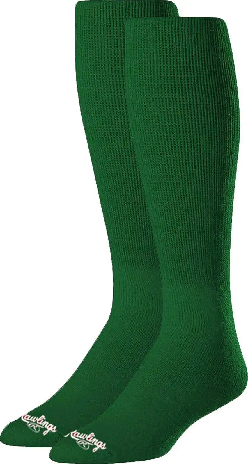 Rawlings Over the Calf Baseball Socks (2 Pair) Dark Green