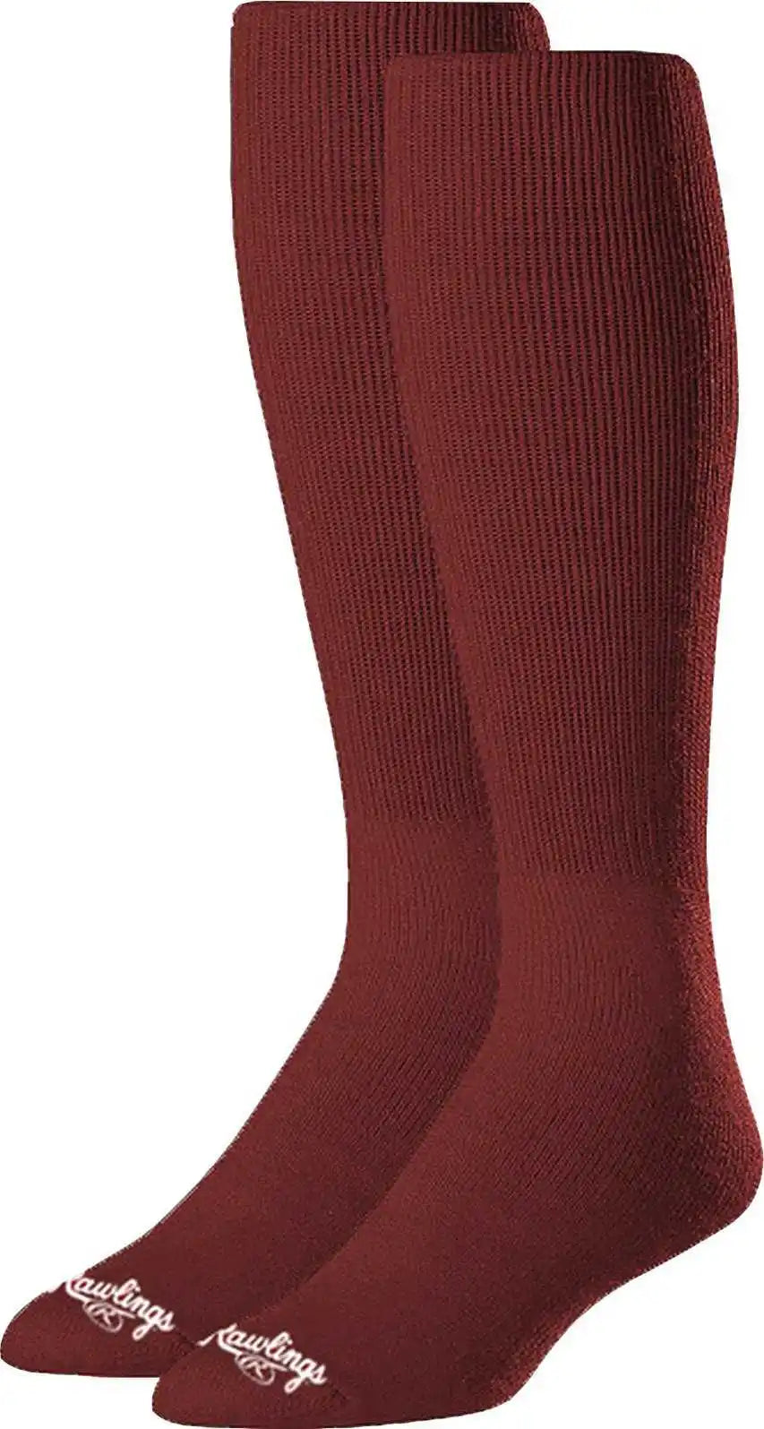 Rawlings Over-the-calf Baseball Socks (2 Pair) - Maroon