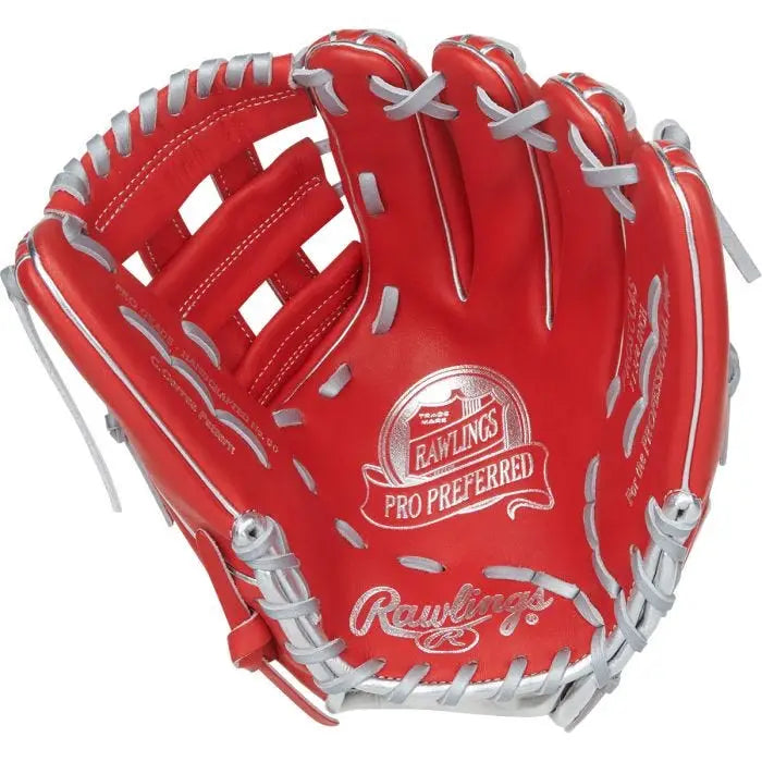 Rawlings Pro Preferred 11.75’’ Baseball Infield Glove Proscc4s - Red - Right Throw
