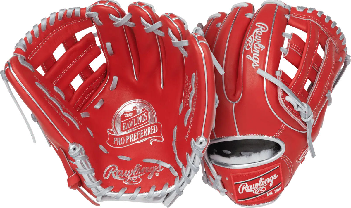 Rawlings Pro Preferred 11.75’’ Baseball Infield Glove Proscc4s - Red - Right Throw