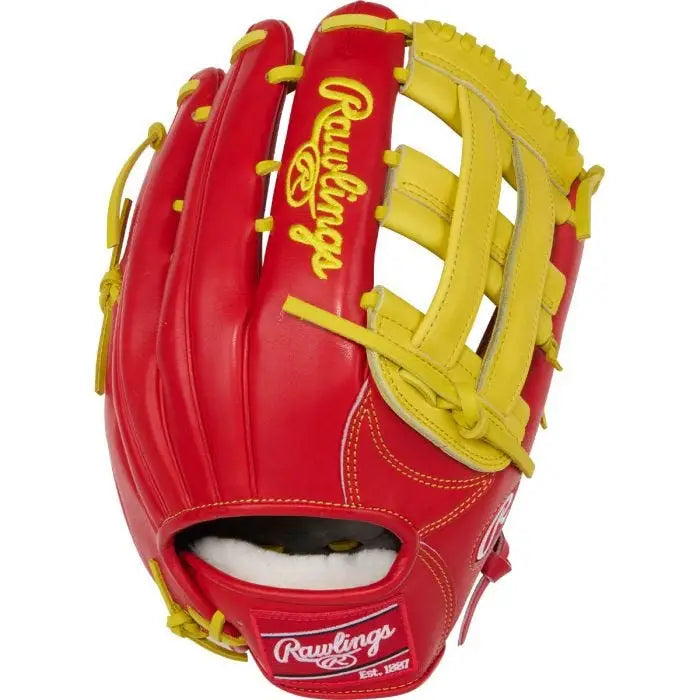Rawlings Pro Preferred 12.75’’ Baseball Outfield Glove Pros3039-6s - Red Camel - Cork / Right Throw