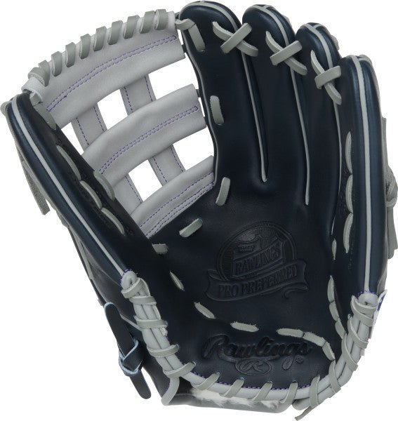 Rawlings Pro Preferred Aaron Judge Gameday Pattern 12.75&quot; AJ99 Infield Glove PROSAJ99N - Black Gray