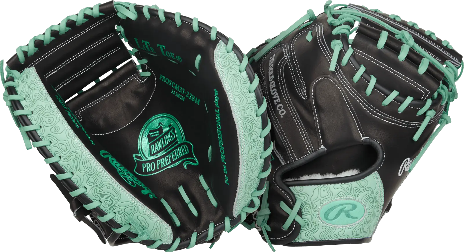 Rawlings Pro Preferred 33.00’’ Baseball Catcher Glove Proscm33-23bm - Black - Right Throw