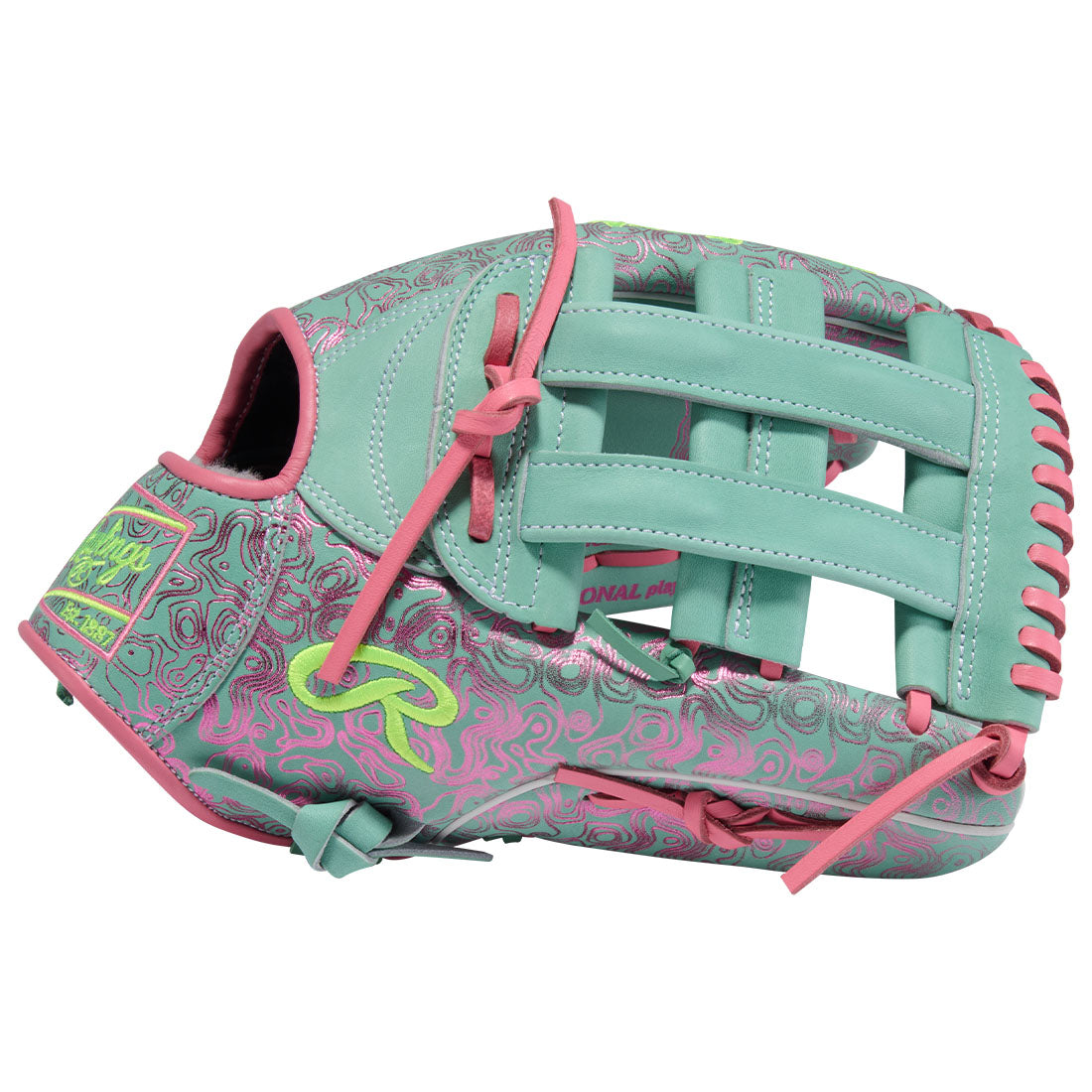Rawlings Pro Preferred Ftj23 Fernando Tatis 12.75’’ Outfield Glove Prosftj23 - Mint Pink - Right Throw