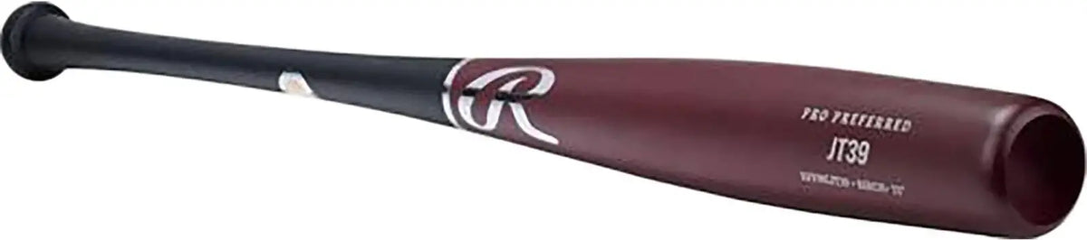 Rawlings Pro Preferred Jt39 Torpedo Barrel Birch Wood Bat - Back Brown