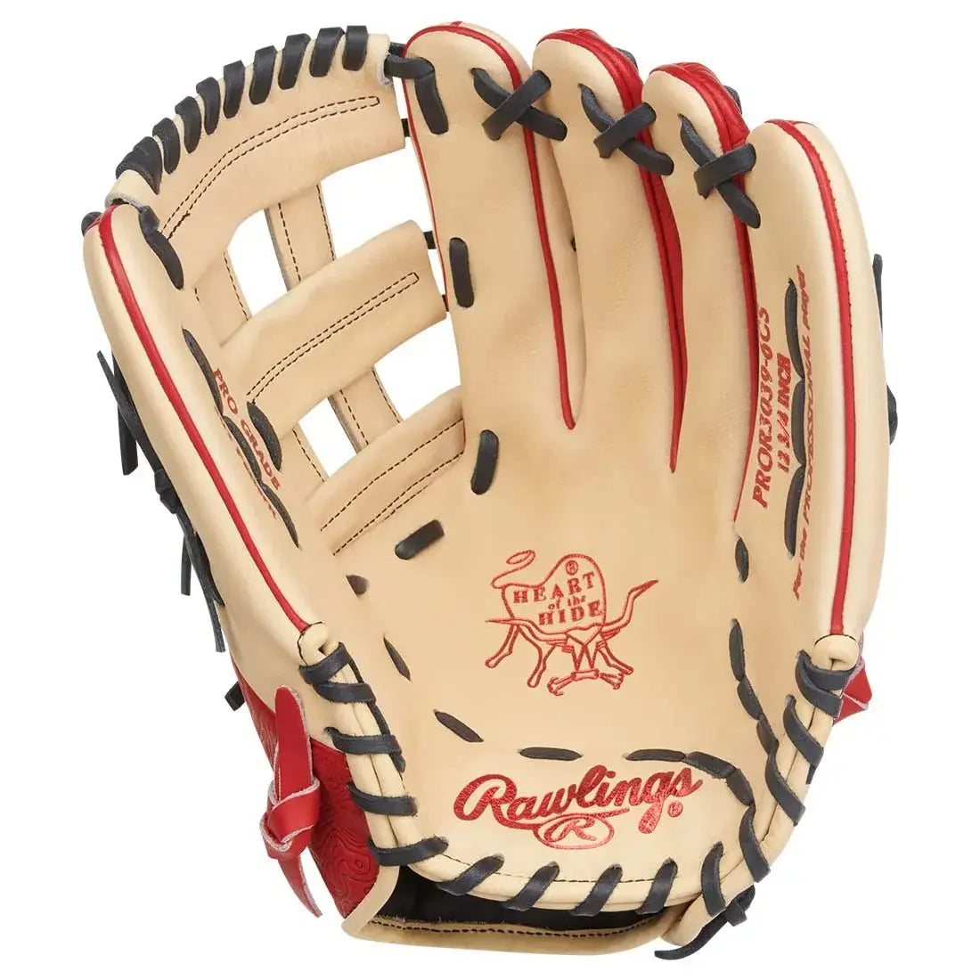 Rawlings Pror3039-6cs Heart of the Hide 12.75 in Baseball Glove Outfield
