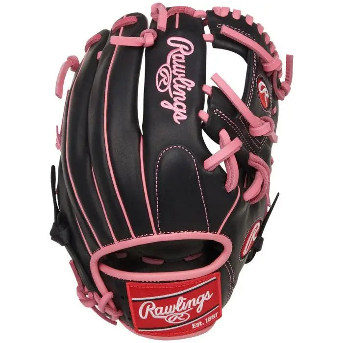 Rawlings R9 11.50’’ Baseball Infield Glove R9204-2bp - Black - Right Throw