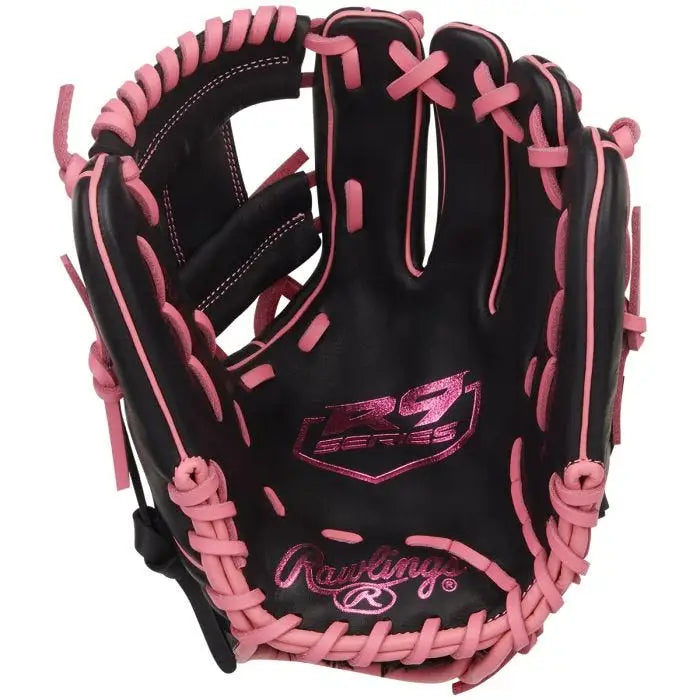 Rawlings R9 11.50’’ Baseball Infield Glove R9204-2bp - Black - Right Throw