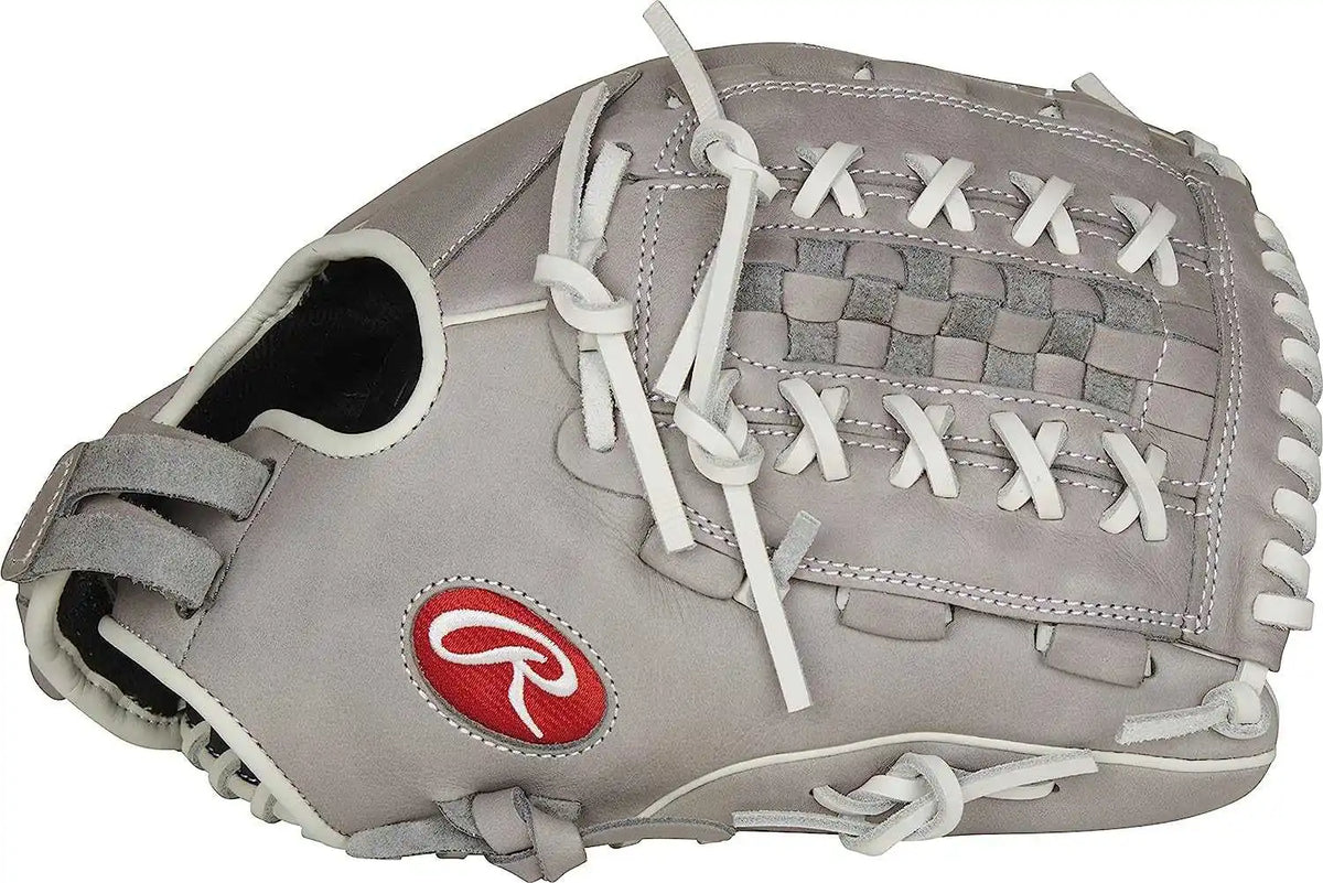 Rawlings R9 12.00’’ Fastpitch Infield Pitcher Glove R9sb120-3g - Gray White - Right Throw