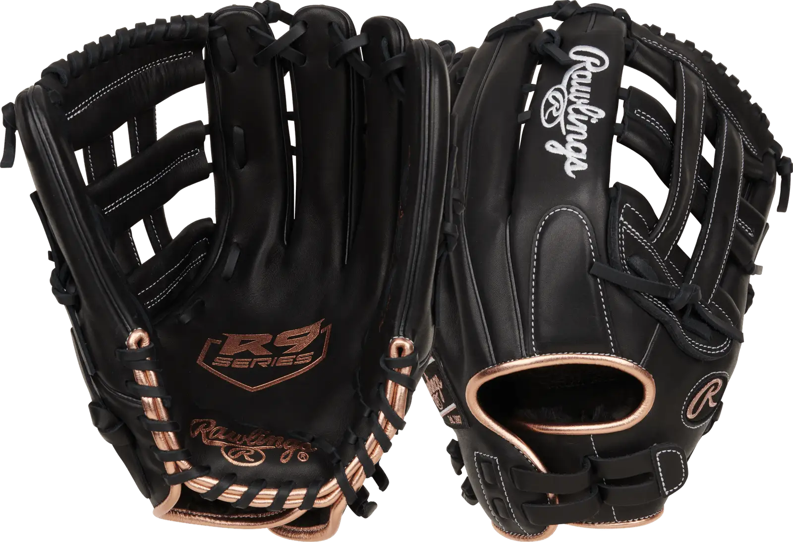 Rawlings R9 13.00’’ Fastpitch Outfield Glove Rr9sb130-6b - Black - Right Throw