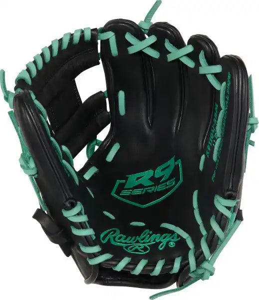 Rawlings R9 Contour 11.00’’ Infield Glove R911.000u-2bm - Black Mint - Right Throw