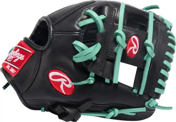Rawlings R9 Contour 11.00’’ Infield Glove R911.000u-2bm - Black Mint - Right Throw