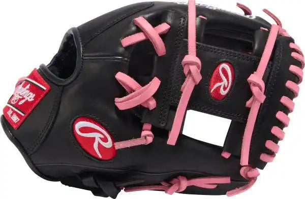 Rawlings R9 Contour 11.25’’ Infield Glove R91125u-2bp - Black Pink - Right Throw