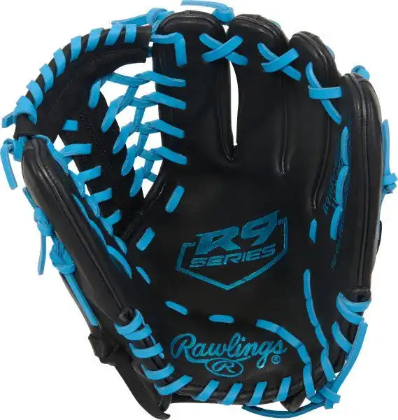 Rawlings R9 Contour 11.50’’ Infield Glove R9115u-4bcb - Black Columbia Blue