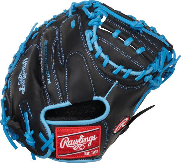 Rawlings R9 Series 32.50’’ Catcher’s Mitt R9cm325bcb - Black Columbia Blue - Right Throw