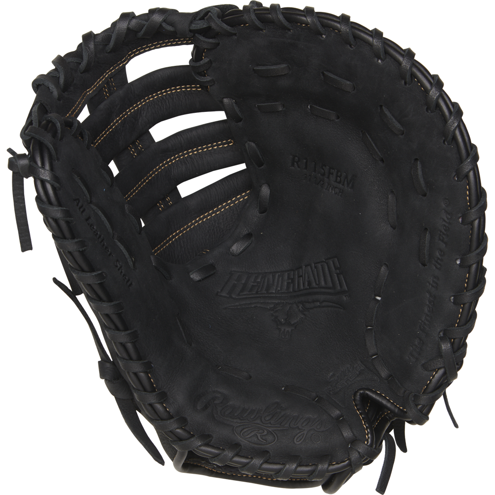Rawlings Renegade 11.50’’ Youth 1st Base Mitt R115fbm - Black - Right Throw