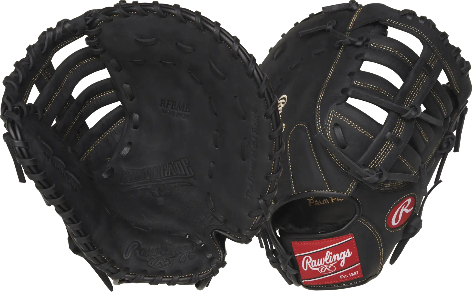 Rawlings Renegade 12.50’’ Baseball 1st Base Mitt Rfbmb - Black - Right Throw