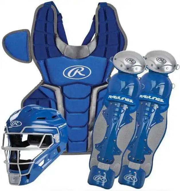 Rawlings Renegade 2.0 Intermediate Catcher’s Set - Royal Silver - Light Gray