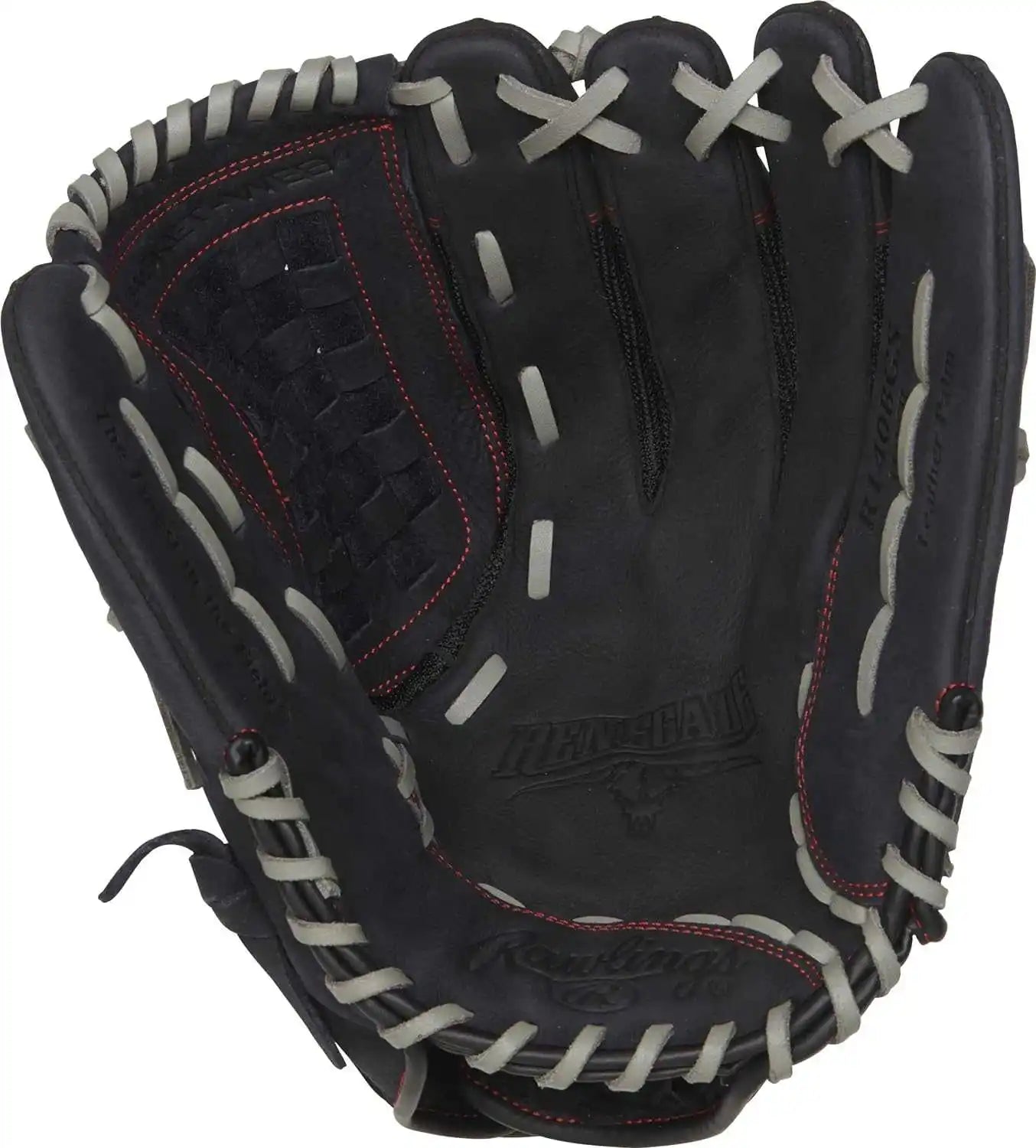 Rawlings Renegade R140bgs 14.00’’ Outfield Softball Glove - Black - Right Throw