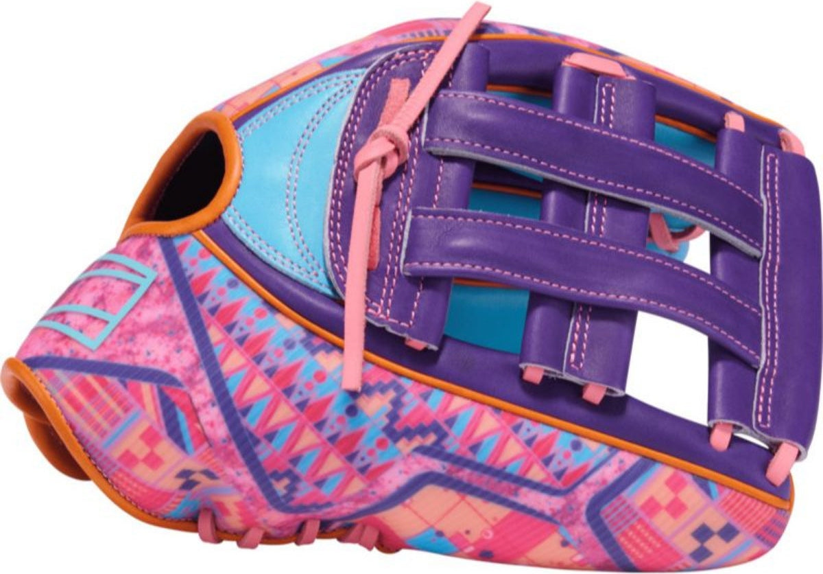 Rawlings Rev1x 12.75’’ Outfield Baseball Glove Rev3039-6cbpu - Purple Columbia Blue - Mulicolor / Right Throw