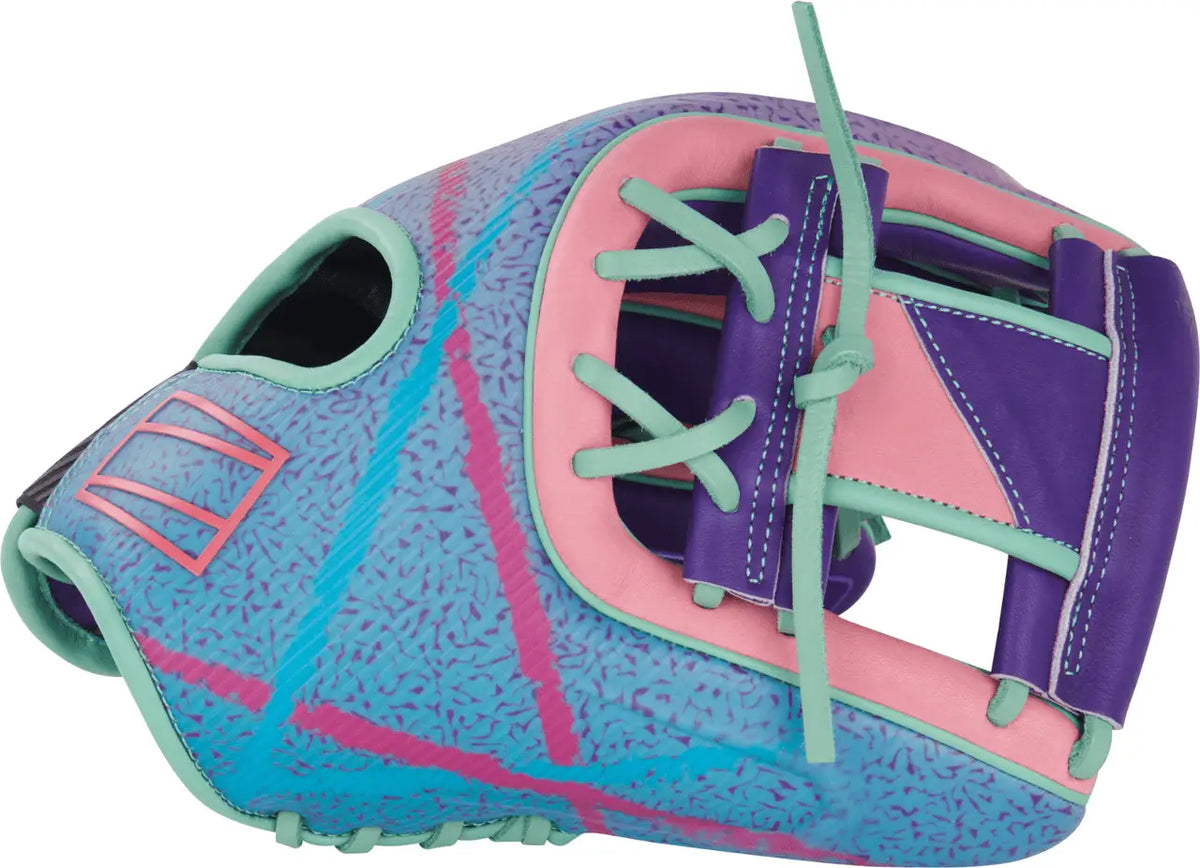 Rawlings Rev1x Series 11.75’’ Baseball Glove Rev2052x - Purple Mint Pink - Right Throw