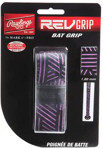 Rawlings Revgrip Bat Grip 1.80mm - Purple Black