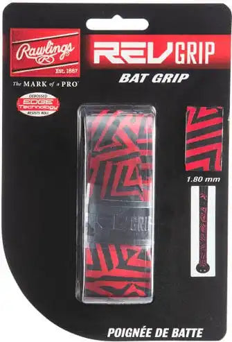 Rawlings Revgrip Bat Grip 1.80mm - Red Black