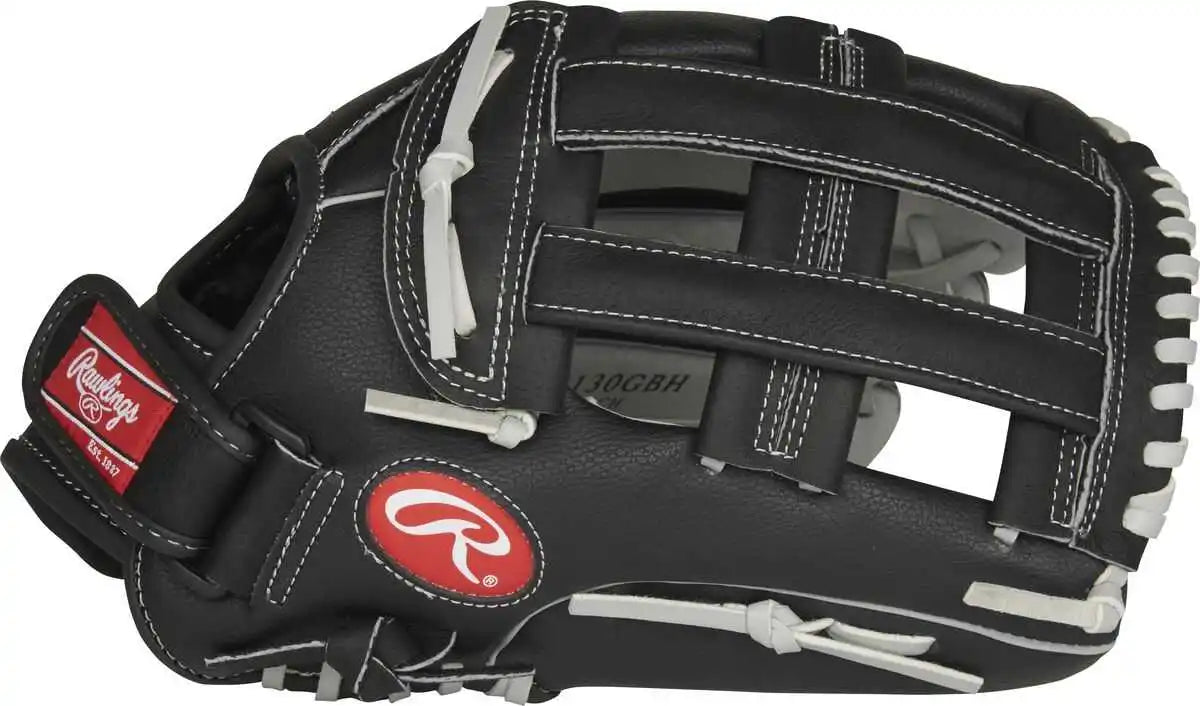 Rawlings Rsb 13.00’’ Slowpitch Outfield Glove Rsb130gbh - Gray Black - Right Throw