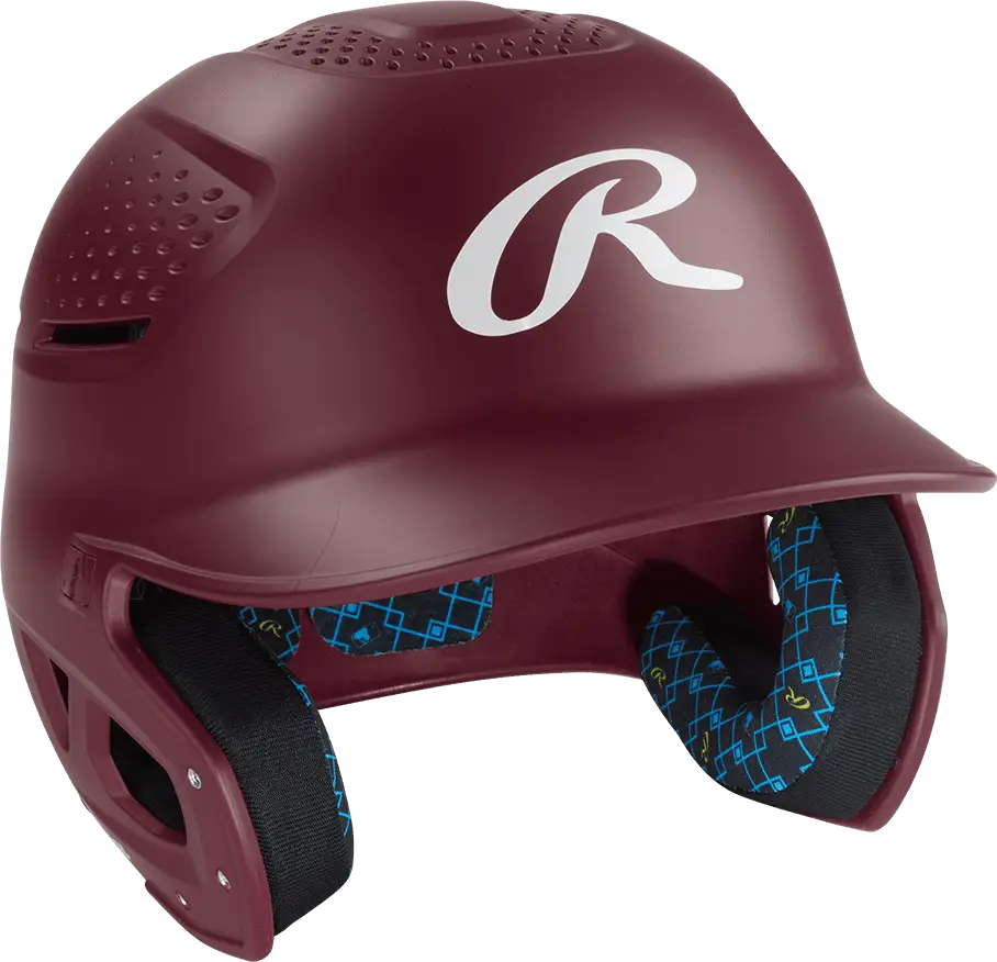 Rawlings Rx2 Series Matte Batting Helmet - Maroon
