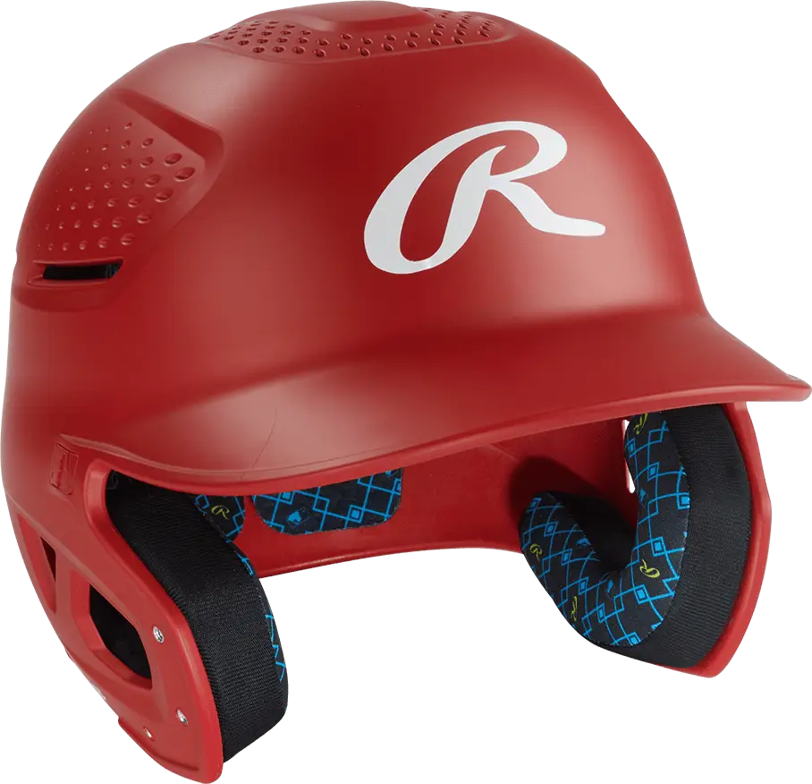 Rawlings Rx2 Series Matte Batting Helmet - Scarlet