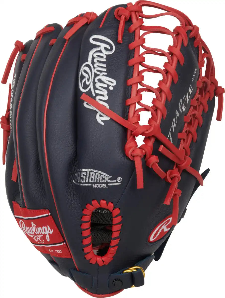 Rawlings Select Pro Lite 12.25’’ M. Trout Outfield Glove Spl1225mtn - Navy Scarlet - Red / Right Throw