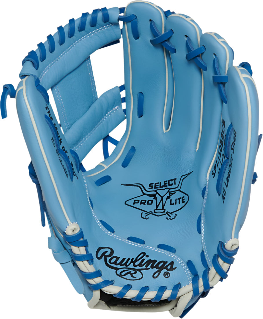 Rawlings Select Pro Lite Series Bo Bichette Youth 11.50’’ Infield Glove Spl150bbcb - Blue Carolina - Right Throw