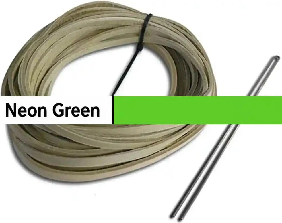 Rawlings Single Wide Laces 1/4’’ x 72’’ - Neon Green