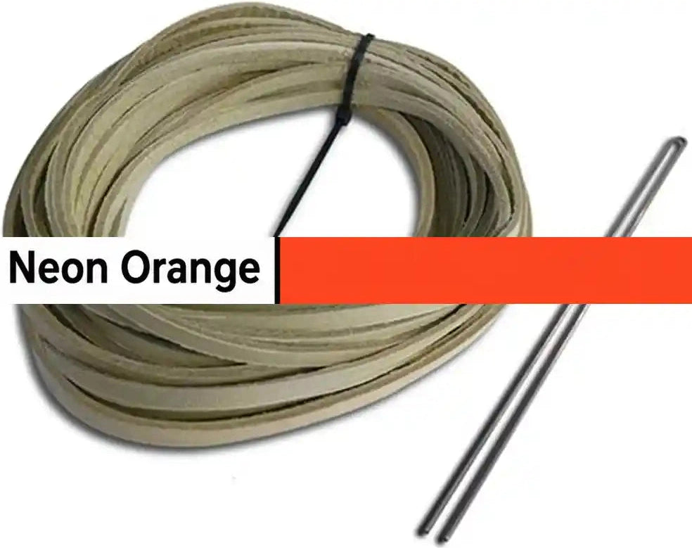 Rawlings Single Wide Laces 1/4’’ x 72’’ - Neon Orange