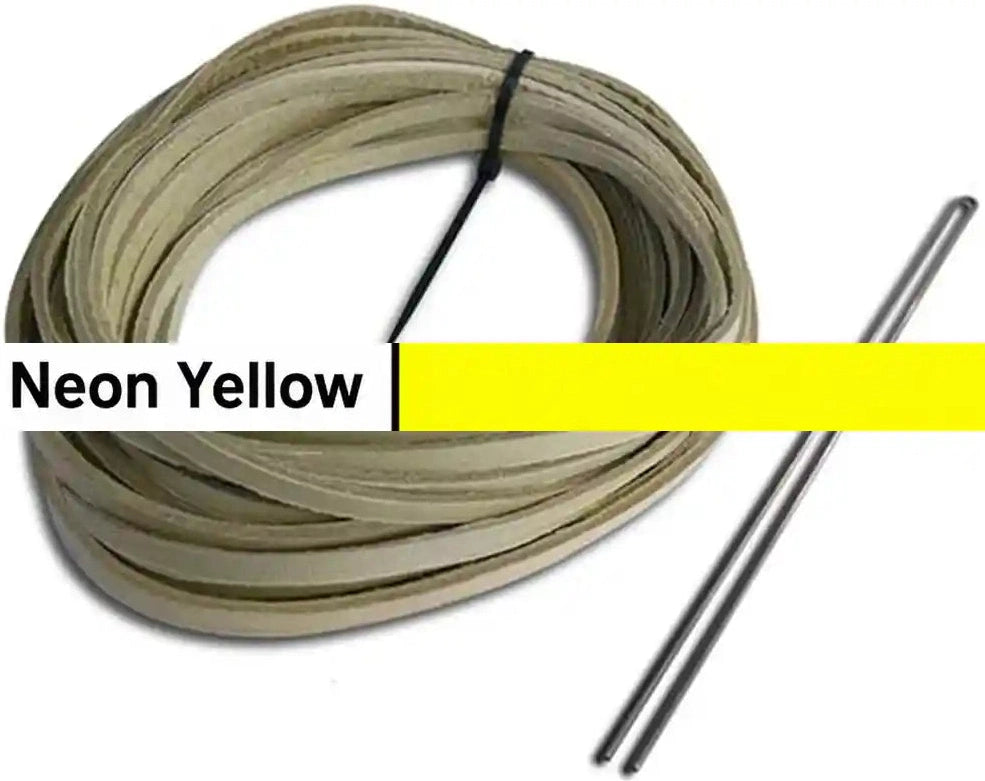 Rawlings Single Wide Laces 1/4’’ x 72’’ - Neon Yellow