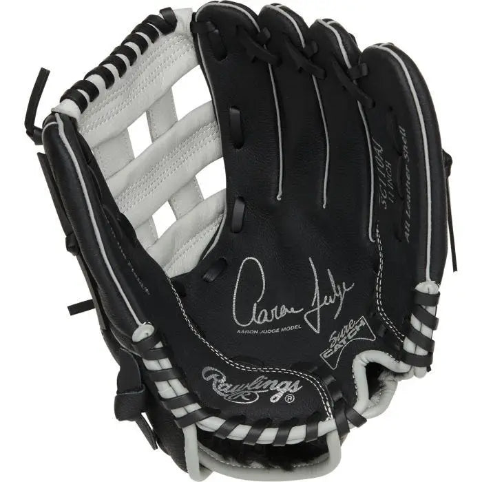 Rawlings Sure Catch 11.00’’ Baseball Outfield Glove Sc110aj - Black Gray - Right Throw