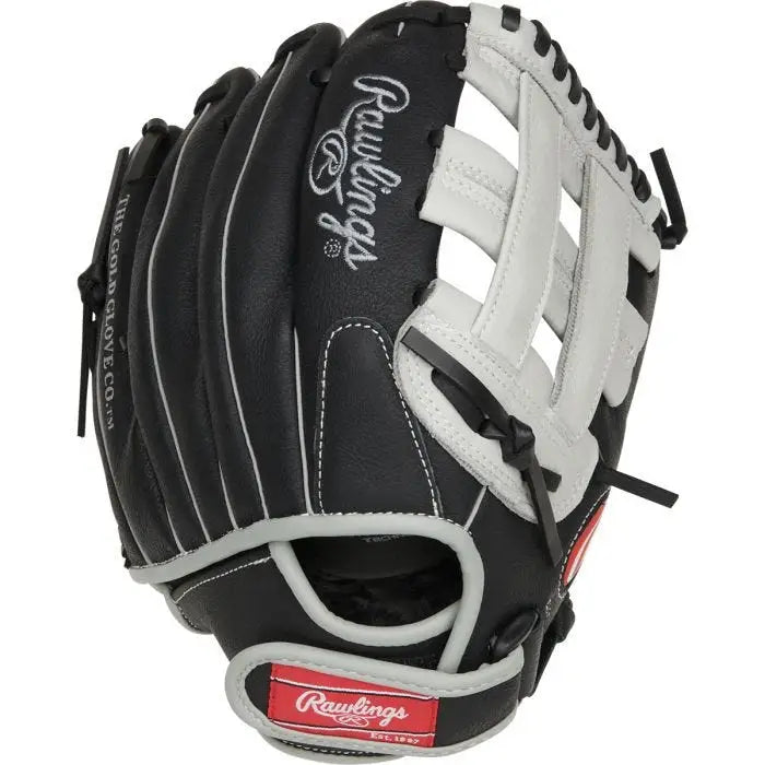 Rawlings Sure Catch 11.00’’ Baseball Outfield Glove Sc110aj - Black Gray - Right Throw