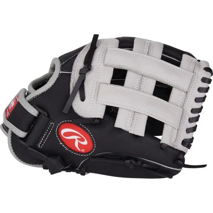 Rawlings Sure Catch 11.00’’ Baseball Outfield Glove Sc110aj - Black Gray - Right Throw