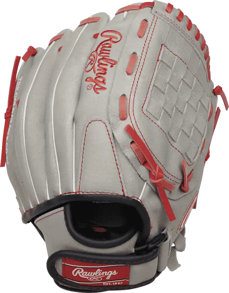 Rawlings Sure Catch 11.00’’ Mike Trout Youth Utility Glove Sc110mt - Gray Orange