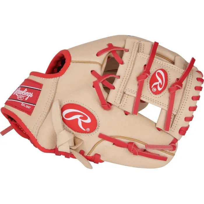 Rawlings Sure Catch 9.50’’ Baseball Infield Glove Sc950jp - Camel Red - Brown / Right Throw