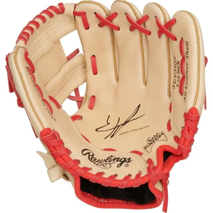 Rawlings Sure Catch 9.50’’ Baseball Infield Glove Sc950jp - Camel Red - Brown / Right Throw